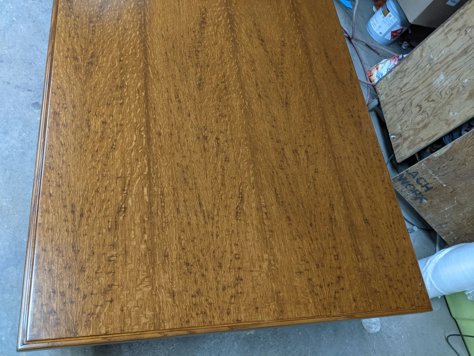 Essex County Courthouse courtroom furniture after restoration by Olek Inc.